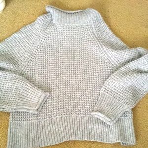 American Eagle Grey Turtle Neck Sweater